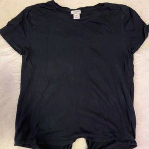 J Crew cut out back tee. Size XXS.
